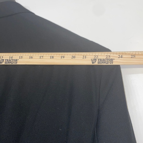 Varsity Hall Suit Blazer USA Lined 44 Black - Picture 5 of 10